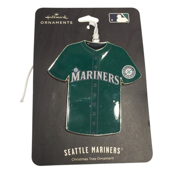 Hallmark Ornament MLB Seattle Mariners Enamel Team Jersey Green - Picture 1 of 3